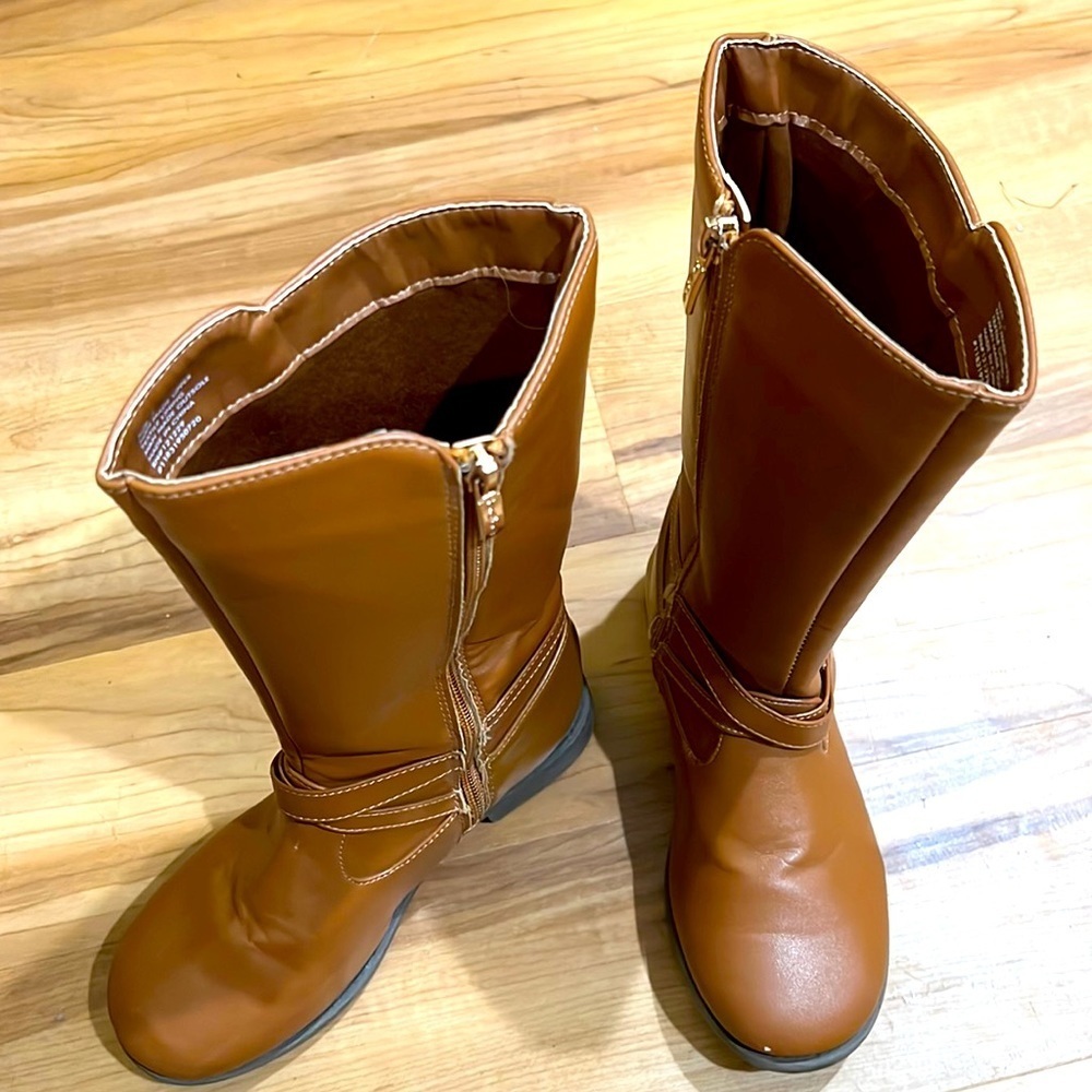Bebe Girls Tall Brown Boots - Size 1​​​